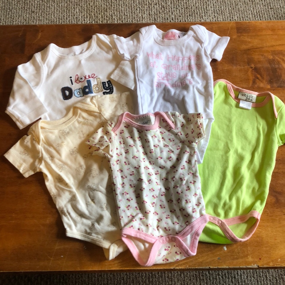 0-3 mos onesies